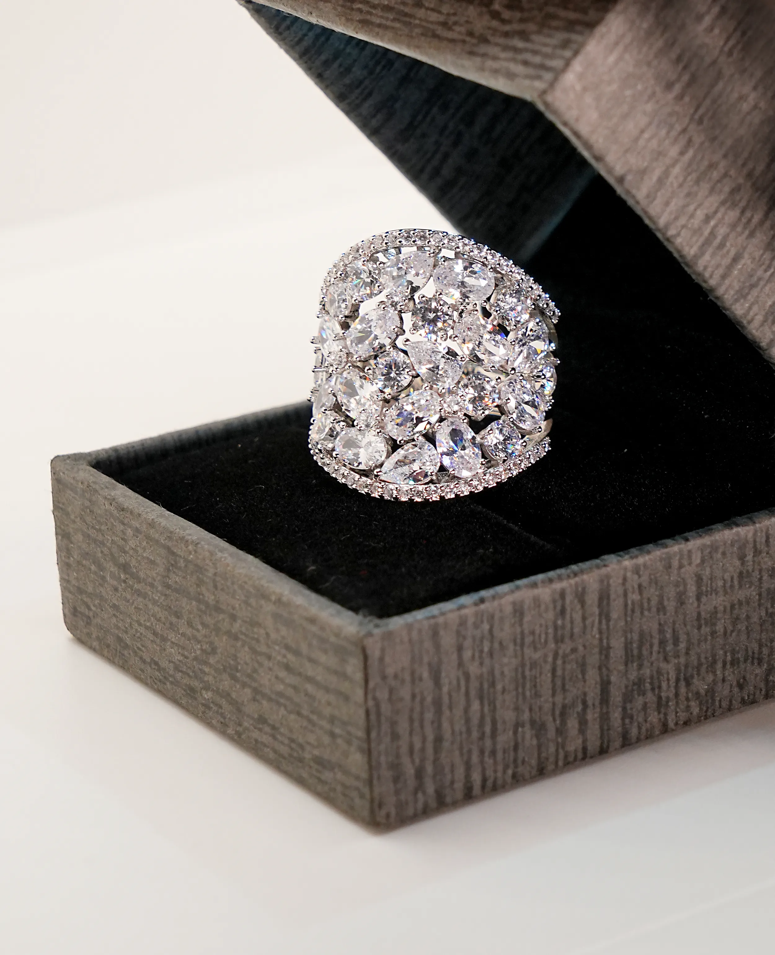 AD Statement Finger Ring 