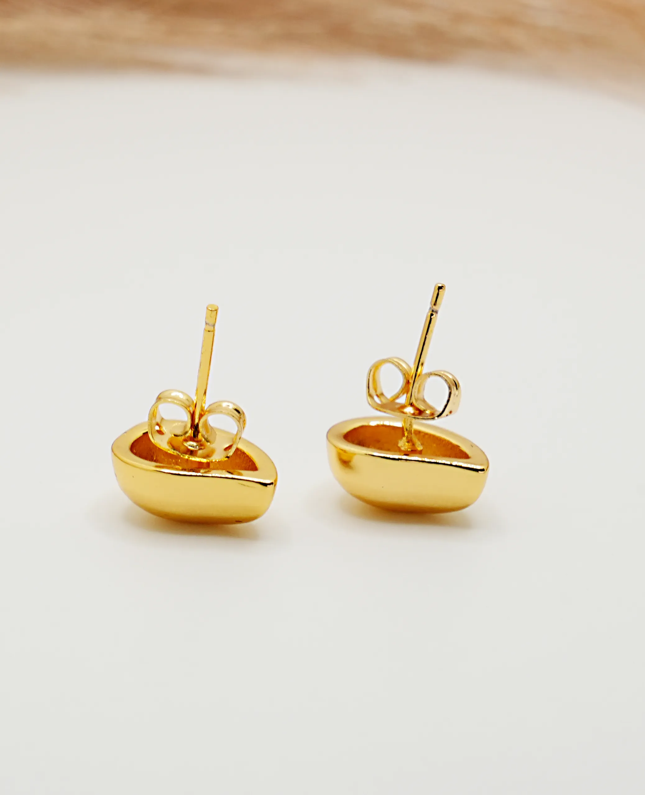 Classic Gold-Plated Studs - Effortless Elegance