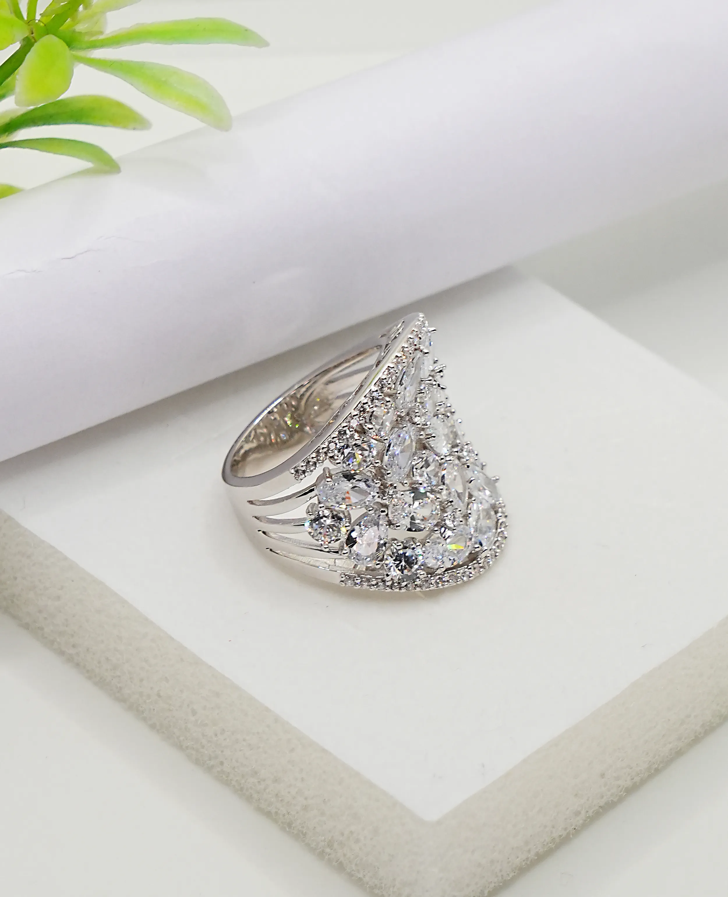 AD Statement Finger Ring 