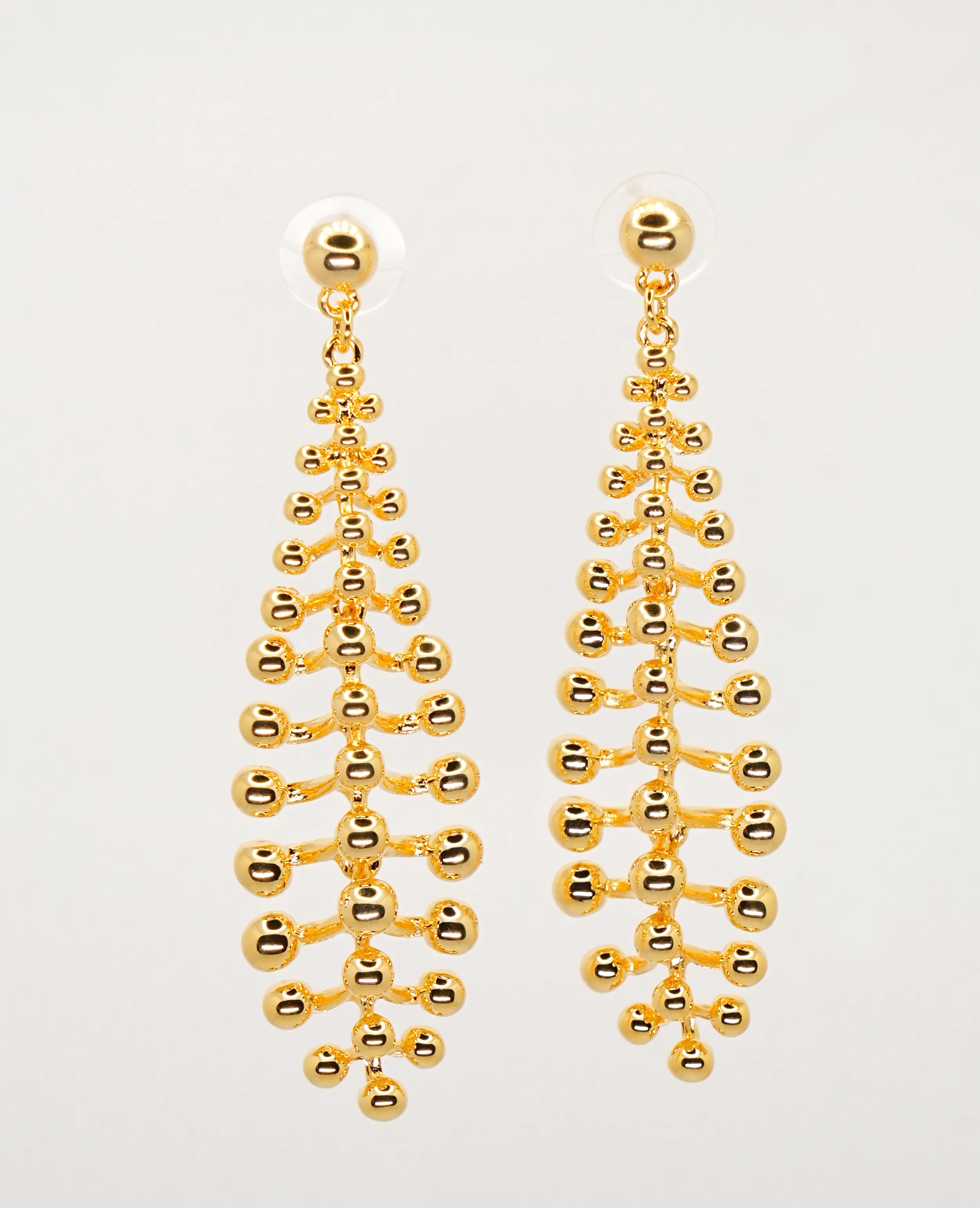 Golden Drop Earrings - Classic Elegance