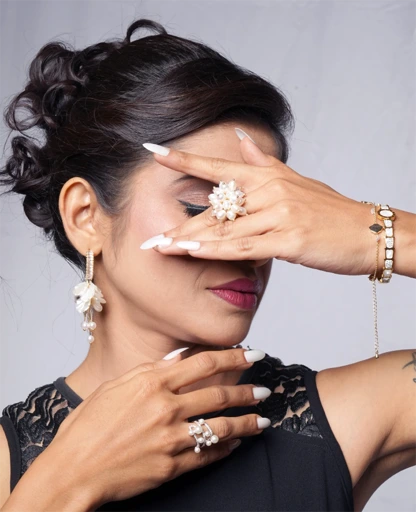 Classic Hoops with Beautiful Pearl Accents