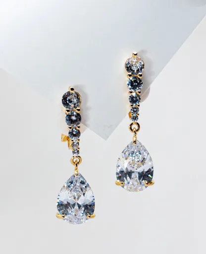 Semi-Hanging AD Clip-On Earrings (No Piercing Needed)