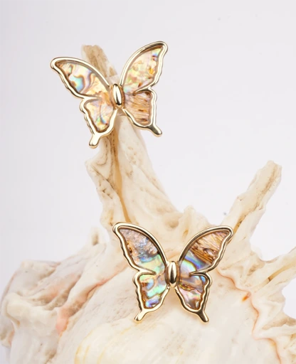 Colorful Urban Butterfly Earrings