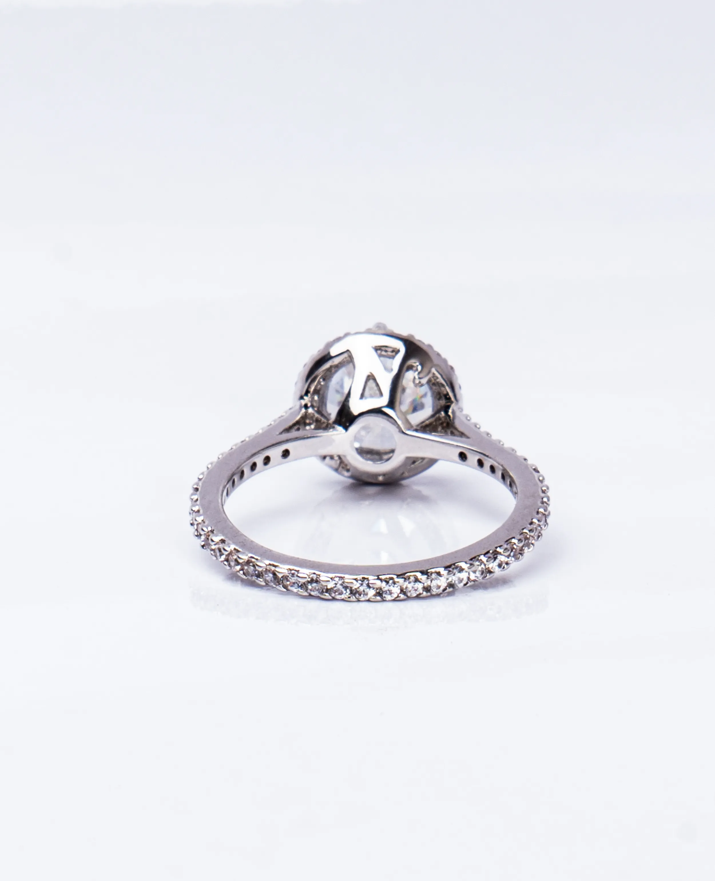 AD Silver-Plated Finger Ring