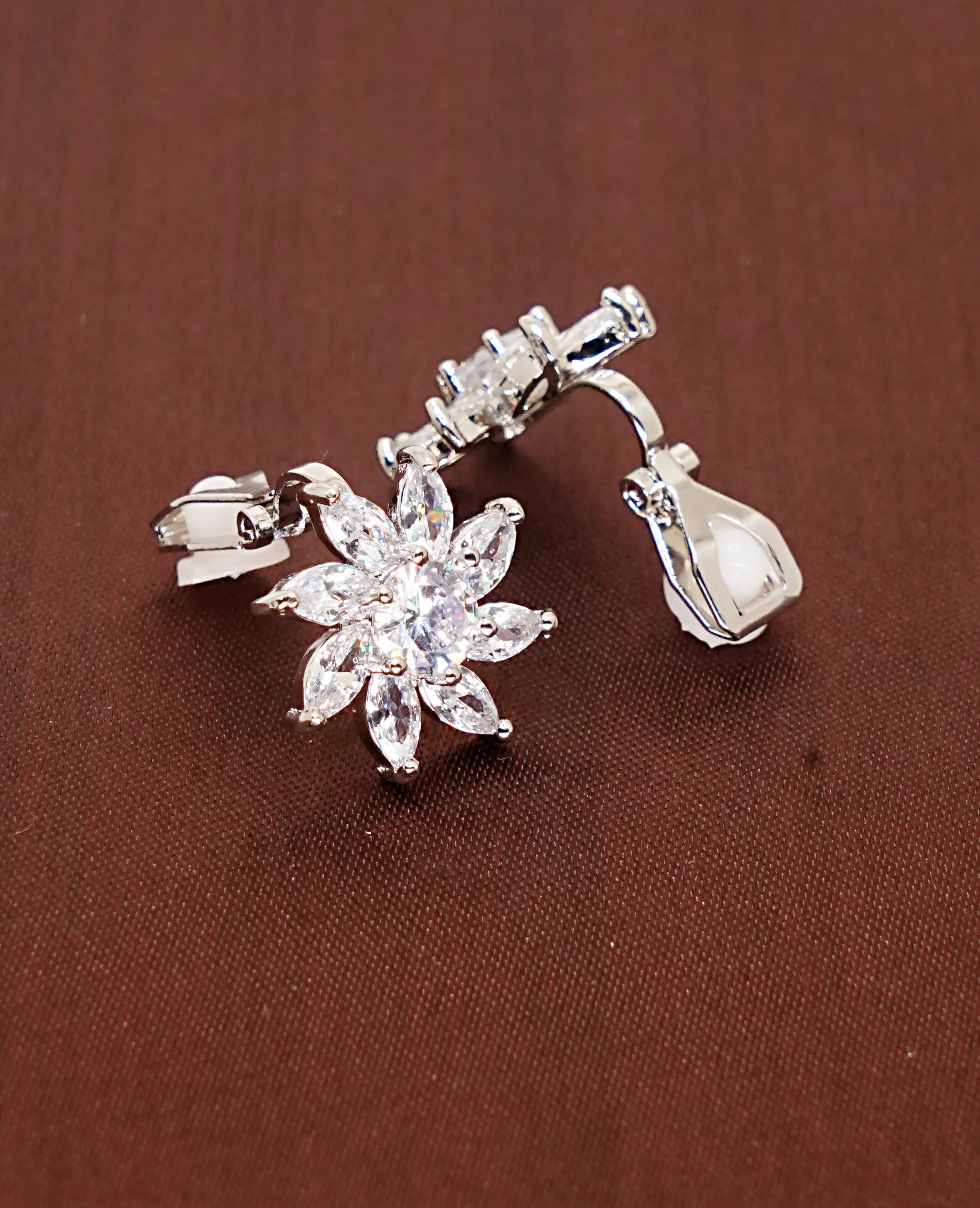 Clip-On Studs – Versatile Elegance with Semi-Precious Crystals