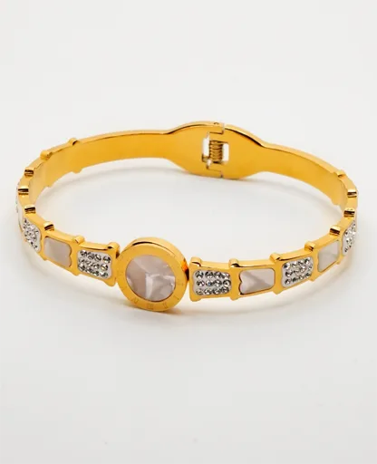 Western Bracelet with Mother of Pearls & AD 