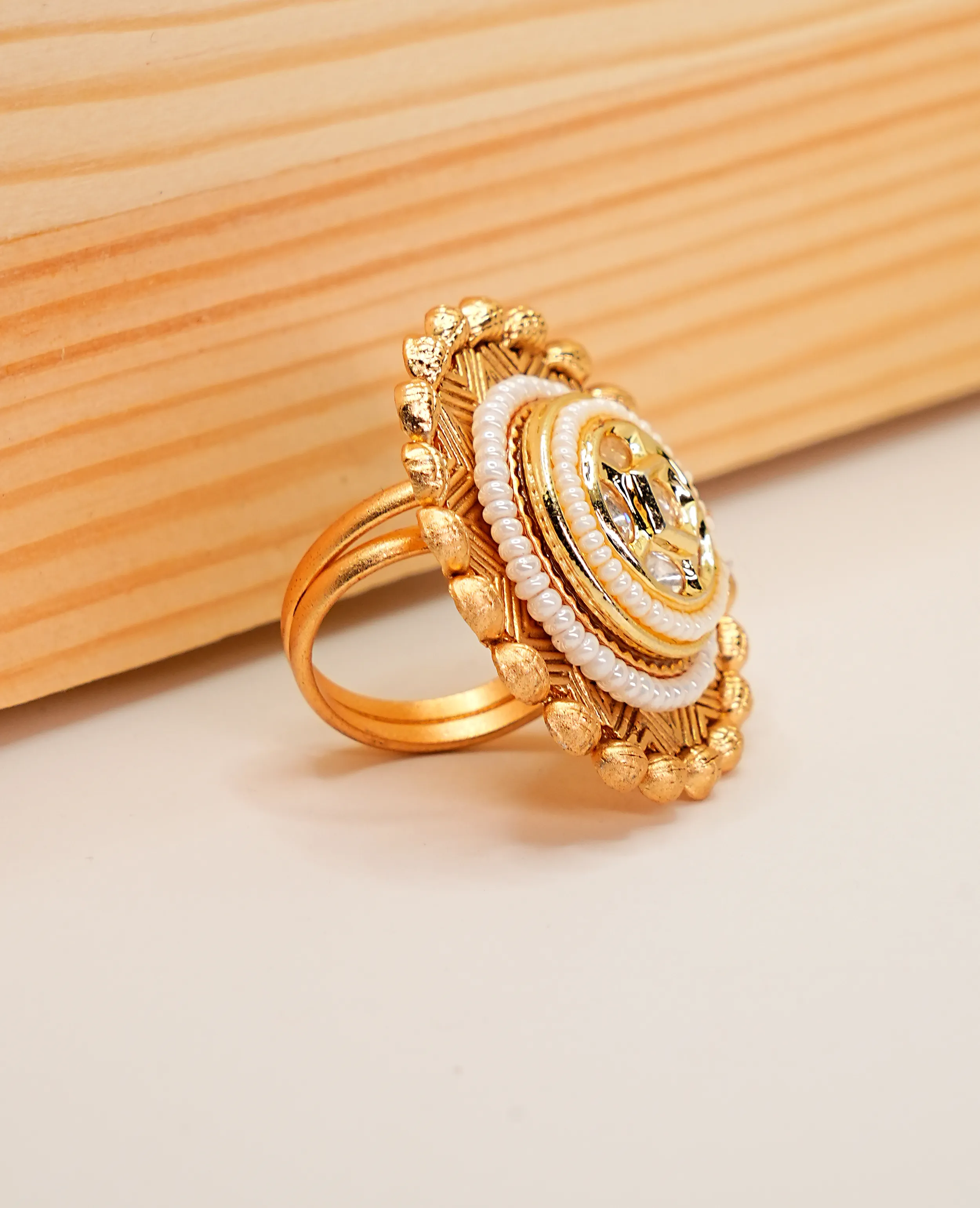 Kundan Ring - A Touch of Royalty