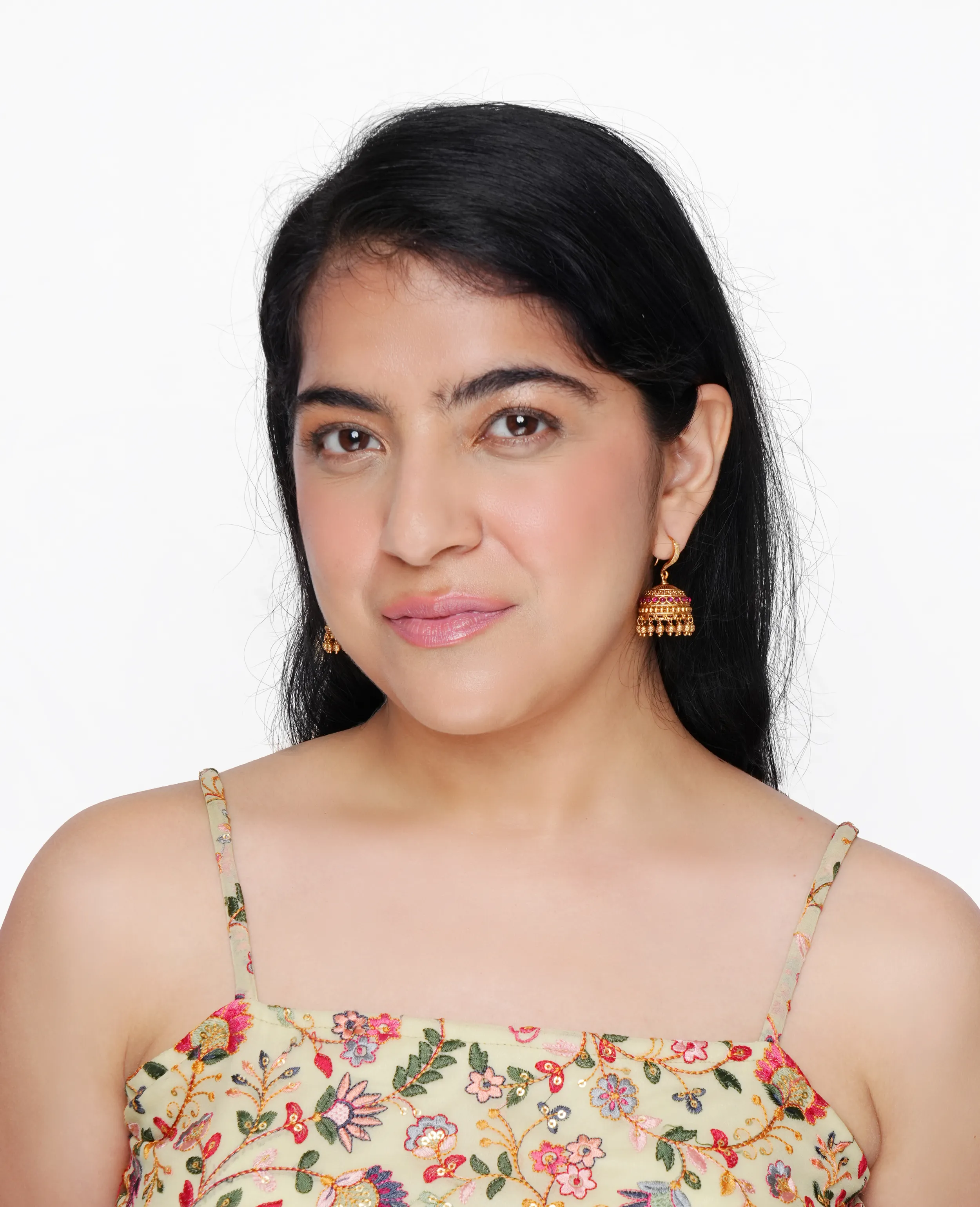 Gram Small Jhumki Earrings - Delicate Elegance