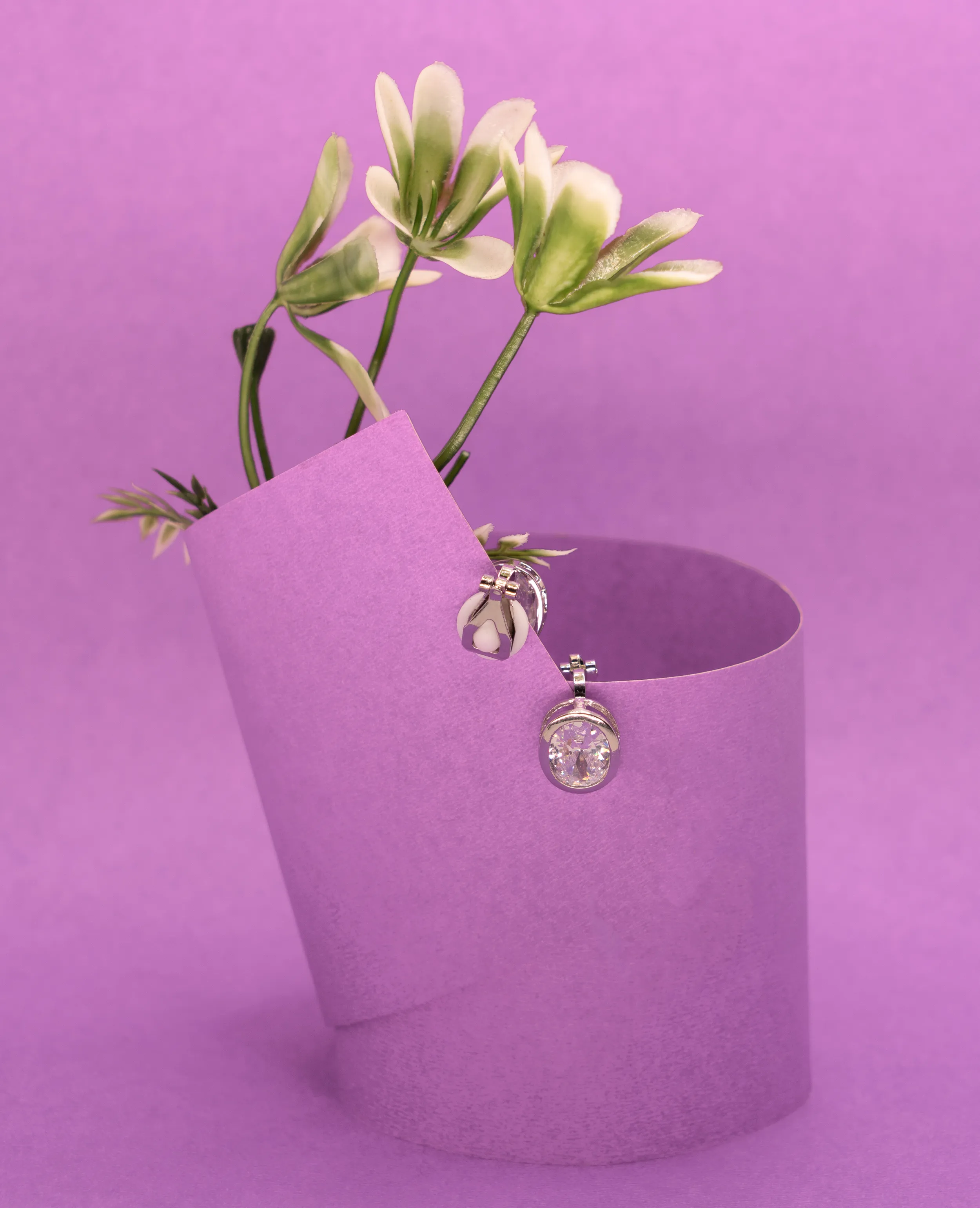 Small AD Clip-On Studs – Silver Plated & Transformable 