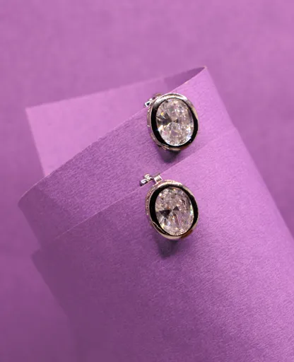 Small AD Clip-On Studs – Silver Plated & Transformable 