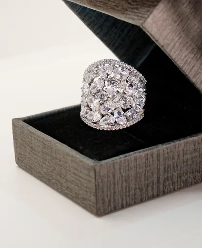 AD Statement Finger Ring 